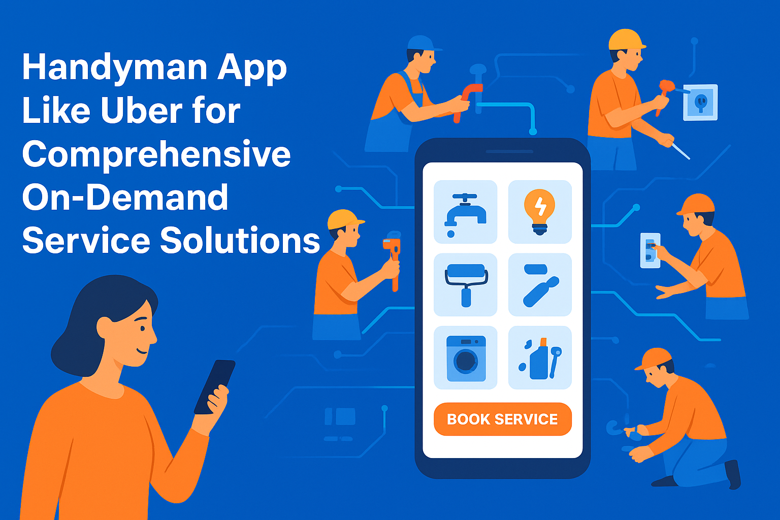 Handyman App Like Uber for Comprehensive On-Demand Service Solutions